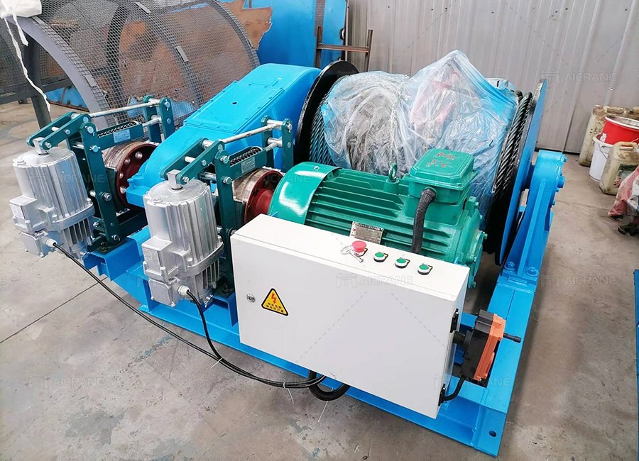 AQ-JM 10 Ton Winch untuk Proyek Konstruksi