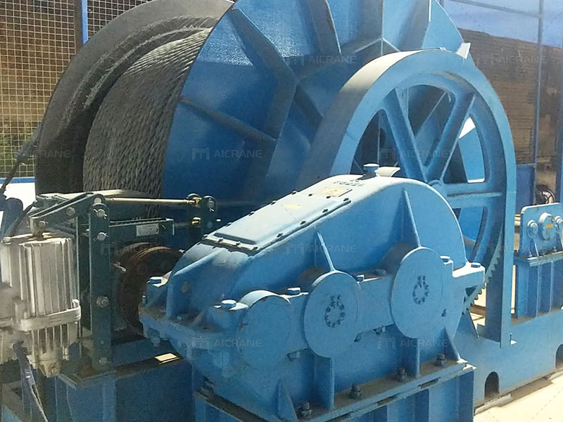slipway winch 60 ton untuk galangan kapal di Indonesia