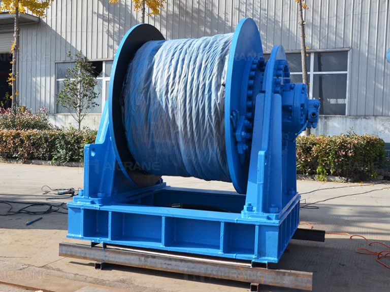40 Ton Hydraulic Winch Shipped to Dominica